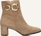 Notre-V 8558 Enkellaarsjes - Enkelboots met rits - Dames - Beige - Maat 39