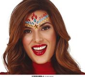 Superheldin Fiestas Guirca S.L. Zelfklevende Gezichts Steentjes Super Heroine Face Jewellery