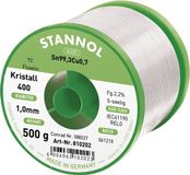 Stannol Ecology TC Soldeertin, loodvrij Spoel Sn99,3Cu0,7 REL0 500 g 1 mm