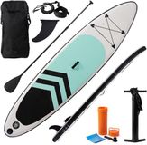 Relaxdays SUP board - opblaasbaar - 320x80 cm - set - met peddel en pomp