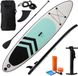 Relaxdays SUP board - opblaasbaar - 320x80 cm - set - met peddel en pomp
