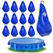 Aqua-Set de 12 sacs à eau pour couverture de piscine, durable et réutilisable