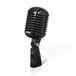 Pyle Microphone - Microphone in Vintage Retro Style - Karaoke microphone - with XLR Cable - Black