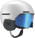 Scott Blend Plus LS Skihelm met Geïntegreerde Skibril - Wit