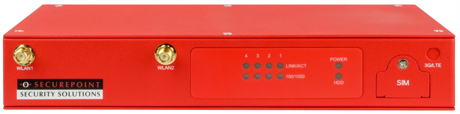 Securepoint RC200 Firewall - 1 Gbit/s - 4x Gigabit Ethernet - 30GB SSD