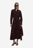 Desigual Blousejurk rood / donkerrood / zwart