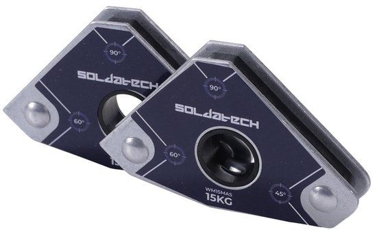 Soldatech Geko Lasmagneet set 2st meerhoek 15kg