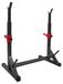 Support de squat réglable - Support de barre multifonctionnel - Hauteur réglable de 90 à 150 cm - Capacité de charge 250 kg - Noir