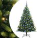 vidaXL Kunstkerstboom met scharnier 300 leds groen 180 cm