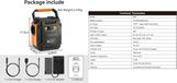 A201 Station d'alimentation portable/batterie externe - 172,8 Wh - 200 W, 230 V AC - Lithium-ion - USB-C PD 18 W + USB - 12 V/10 A DC - LED SOS