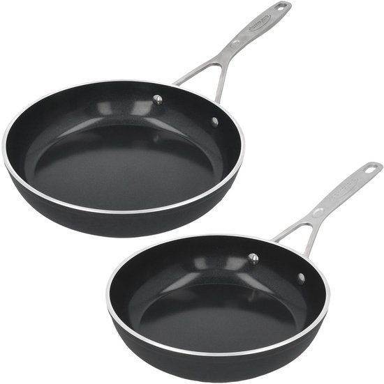 Demeyere Alu Industry 3 Koekenpannen Set 20 cm + 24 cm