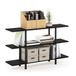 Furinno Gereedschaploze planken, Hout, Espresso/Zwart, one size
