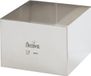 Decora 0063786 Cakevorm Vierkant Roestvrijstaal 180 mm