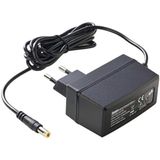 PremiumCord Universele voeding 230 V/5 V/2,4 A DC, netadapter AC/DC, stroomadapter en stroomkabel voor routers en andere 5V-apparaten, uitgangsstekker 5,5 mm/2,1 mm