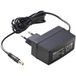 PremiumCord Universele voeding 230 V/5 V/2,4 A DC, netadapter AC/DC, stroomadapter en stroomkabel voor routers en andere 5V-apparaten, uitgangsstekker 5,5 mm/2,1 mm