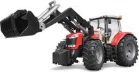 Bruder Massey Ferguson 7624 with frontloader - Rood