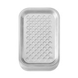 MasterClass gerecyclede aluminium kleine bakplaat, ovenbakplaat, 24 x 15 cm, stapelbaar bakgerei | Superieure warmteverdeling en vormvast