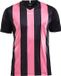 Craft Progress Stripe Shirt Korte Mouw Dames - Zwart / Roze