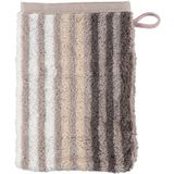 Cawö Noblesse Seasons Gant de toilette Rayures - sable - 16x22