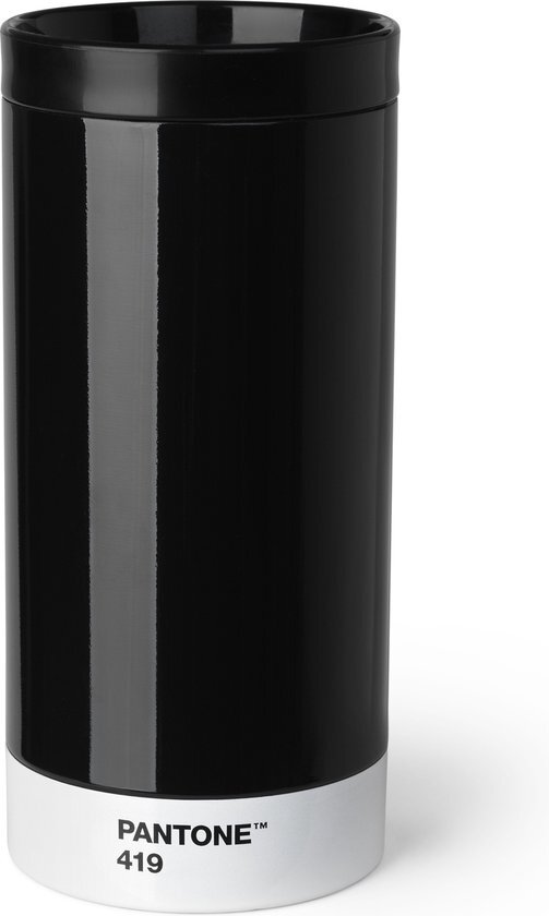 Copenhagen Design Pantone Drinkbeker - To Go - RVS - 430 ml - Black 419 C