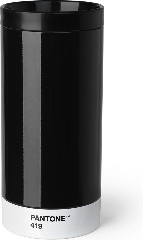 Pantone Drinkbeker - To Go - RVS - 430 ml - Black 419 C