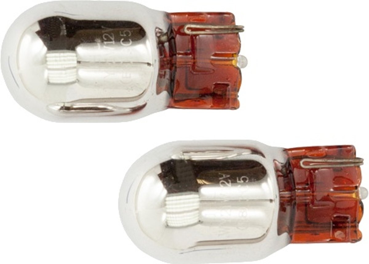 AutoStyle Autolamp T20 12 Volt 5 Watt Amber 2 Stuks