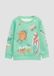 s.Oliver Zacht sweatshirt met all-over-print, turquoise, 128-134
