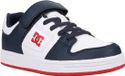 DC Shoes Manteca 4 V Enfants Unisexe Cuir Blanc/Bleu Marine/Rouge