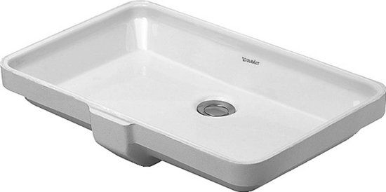 Duravit 2nd floor onderbouwwastafel - 55.5x38cm - Wit