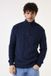 Garcia Homme Pull Uni Bleu Manches longues