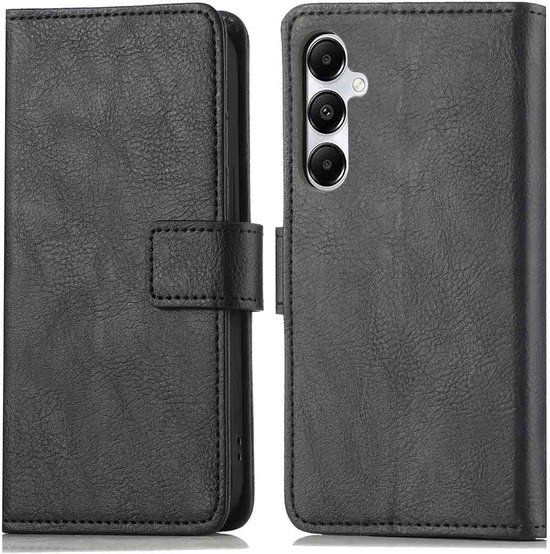 imoshion Hoesje - Geschikt voor Samsung Galaxy A55 (5G) - Luxe Bookcase - Zwart
