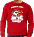 Bellatio Decorations Shoppartners Bv Foute Kerst sweater / Kerst trui Drank en drugs rood voor heren - Kerstkleding / Christmas outfit M