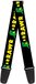 Buckle-Down Gitaarband RRRAWR Dinosaurus Zwart/Groen/Geel GS-W31825