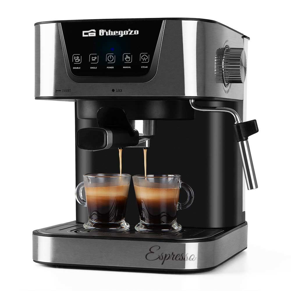 Orbegozo EX 6000 - Espressomachine - 1.5 l - Zwart/RVS