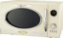 Melissa Vrijstaande Solo-Magnetron met Grill - 23 liter - 800W - Retro - Crème Wit