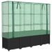 VidaXL Verhoogde plantenbak met kashoes rotanlook 160x40x153 cm