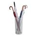 Mind Reader Paraplu-standaard, multifunctionele mesh opbergstandaard, organizer voor kantoor en entree, metalen gaas, wit