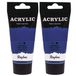 Rayher Hobby kobalt blauwe acrylverf/hobbyverf op waterbasis 75 ml - 8720576143889