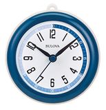 Bulova Klokken Model C4882 Douchemat, Klein, Blauw en Wit
