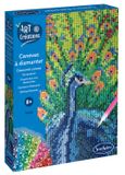SENTOSPHERE - Strasssteinbild Pfau