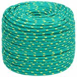 vidaXL Multifunctioneel touw 10 mm 50 m Groen PP