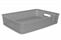 Cosy&Trendy Opbergmand Grijs 7,5l 40x26,5xh8cm
