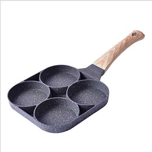 C/N Omeletpan - 4 Gaten - Anti-aanbak - Aluminium - Gas & Inductie