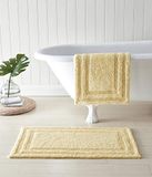 Tommy Bahama - Badkamertapijten, katoenen badmat, zeer absorberend badkamerdecor (Isla geel, 2 stuks)