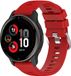 Strap-it Siliconen bandje - geschikt voor Garmin Venu / Venu SQ / SQ 2 / Venu 2 Plus / Vivoactive 3 / Vivoactive 5 / Vivomove (HR - Style - Luxe - Sport) / Forerunner 245 / 645 / 165 / 55 - rood