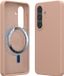 kwmobile hoesje geschikt voor Samsung Galaxy S26 - Hoesje met magneet compatibel met MagSafe - Smartphone case in oudroze