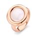 Orphelia Ring (sieraad) Zilver 925 Grijs Glas Rosékleurig 16.50 mm / maat 52