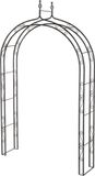 Siena Garden Oxford Rozenboog - Zwart Metaal - 250 cm