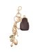 MANGO Sleutelhanger 'SPIRIT' bruin / goud / olijfgroen