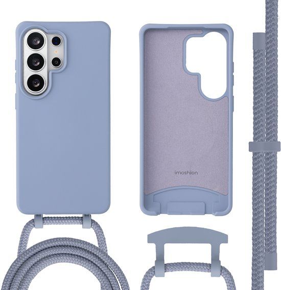 imoshion Color Backcover met afneembaar koord met MagSafe voor de Samsung Galaxy S26 Ultra - Ash Blue